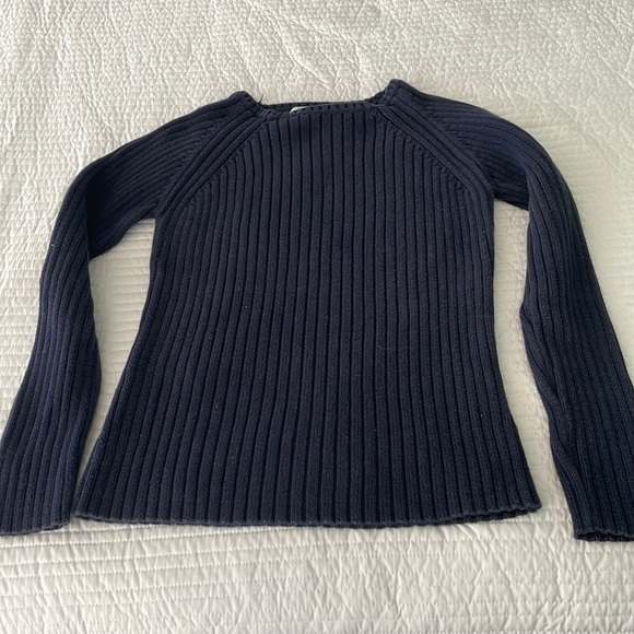 Vintage 2001 Tommy Hilfiger. Navy Small. Women. Sweater - Picture 4 of 7